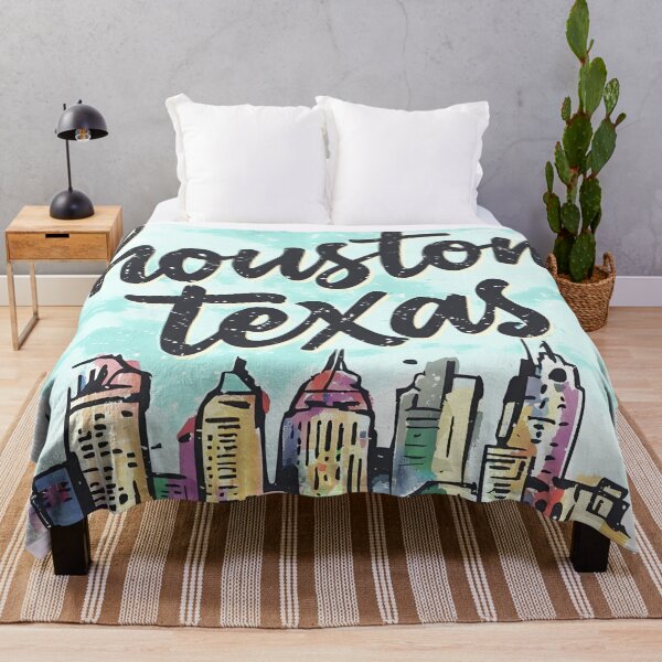 Item preview, Houston Texas Cool Artistic Minimalist Skyline Colorful City designed and sold by HowToCanadian.