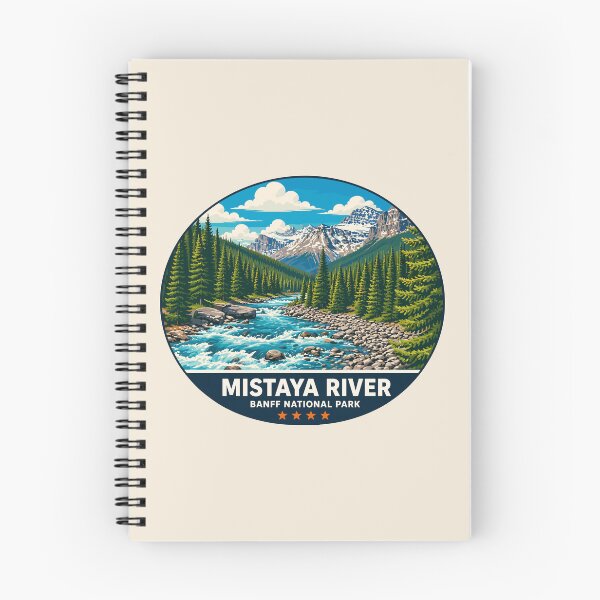 Item preview, Banff National Park Retro Sticker Design designed and sold by Gideon Emmerich.