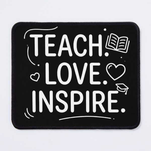 Item preview, Teach Love Inspire Minimalist Teacher Appreciation designed and sold by Amr Darwish Graphic designer.