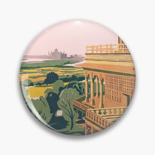 Item preview, Taj Mahal view illustration - Travels collection designed and sold by DANE_Projects.