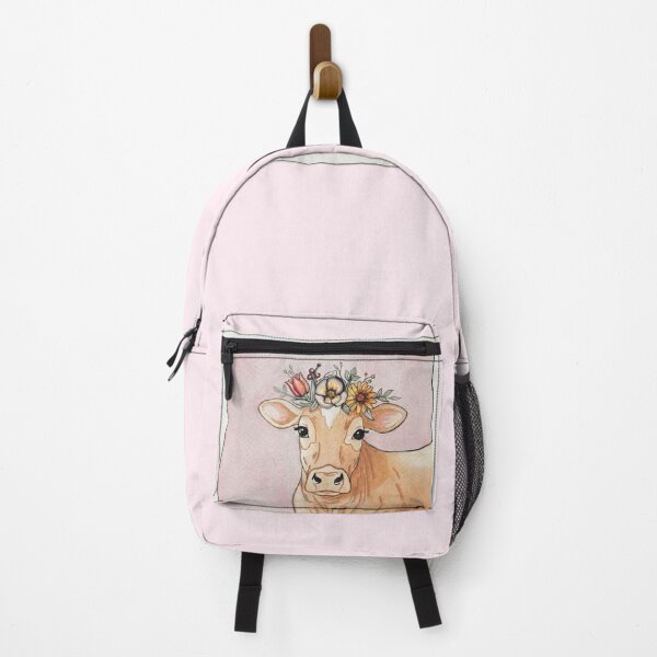 Item preview, Cow Jersey dairy Cow Pink designed and sold by Kyra Hillier Art.