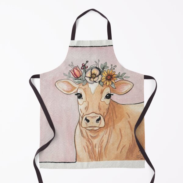 Item preview, Cow Jersey dairy Cow Pink  designed and sold by Kyra Hillier Art.