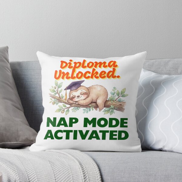 Item preview, Funny Graduation Sloth T-Shirt I Graduated Can I Sleep Now Cute Gift Class of 2026 designed and sold by wecrea.