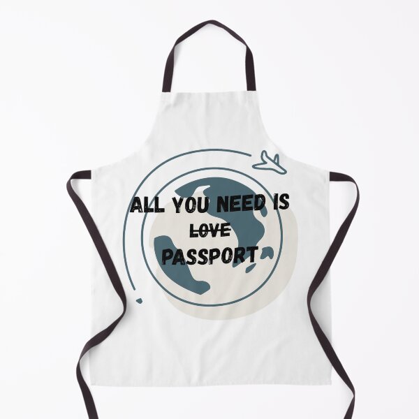 Item preview,  All You Need Is Love And A Passport Travel Quote designed and sold by Lush Aura Designs.
