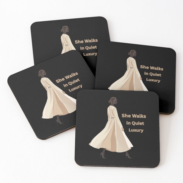 Item preview, She Walks in Quiet Luxury Elegant Feminine Fashion Minimal Chic Design designed and sold by YourTrendyTees.