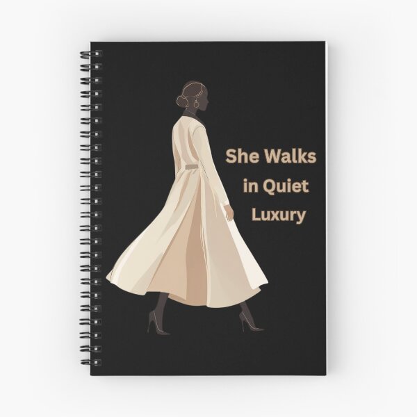 Item preview, She Walks in Quiet Luxury Elegant Feminine Fashion Minimal Chic Design designed and sold by YourTrendyTees.