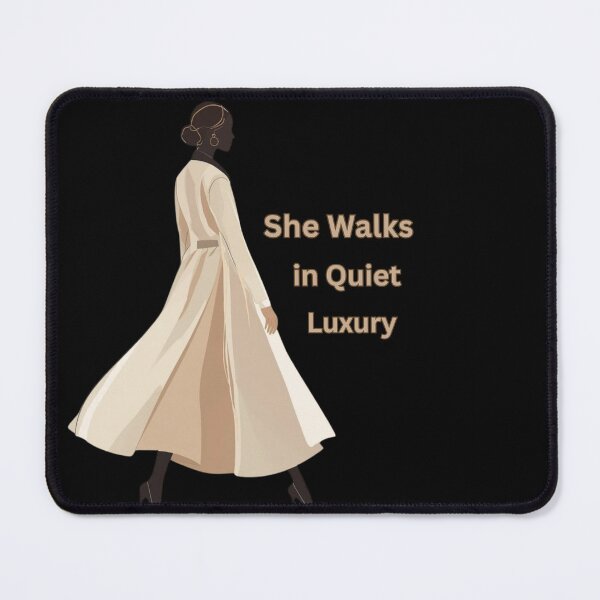 Item preview, She Walks in Quiet Luxury Elegant Feminine Fashion Minimal Chic Design designed and sold by YourTrendyTees.