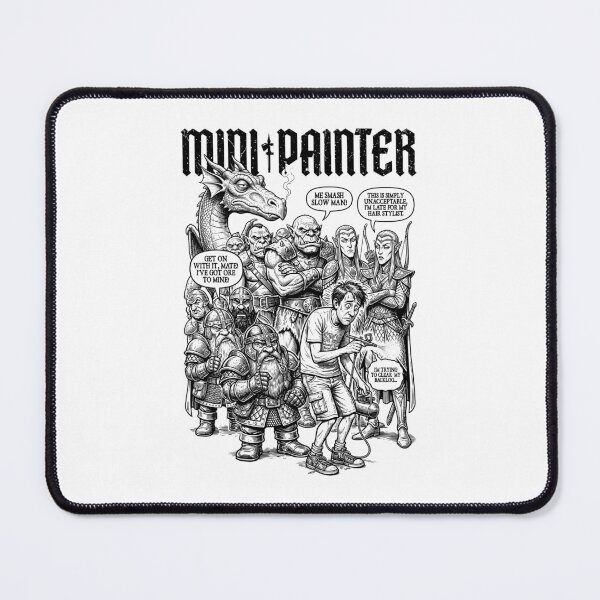 Item preview, RPG Fantasy Mini Painter Funny Airbrush Backlog Queue designed and sold by GrandeDuc.