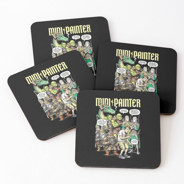Item preview, RPG Fantasy Mini Painter Funny Airbrush Backlog Queue designed and sold by GrandeDuc.