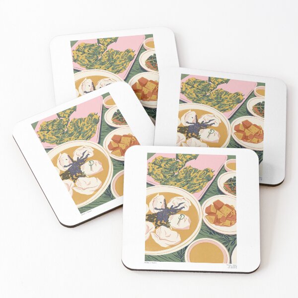 Item preview, Korean food illustration - Travels collection designed and sold by DANE_Projects.