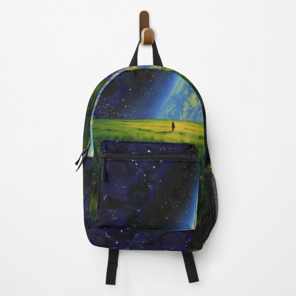Item preview, Lonely Figure Under Giant Planet designed and sold by Peac7e.