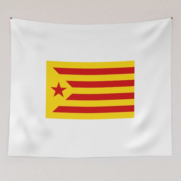 Item preview, Estelada Vermella Catalan Independence Flag Bandera Catalonia designed and sold by RBEnt.
