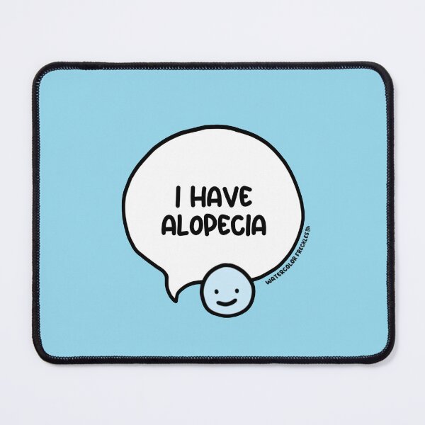 Item preview, I Have Alopecia Speech Bubble designed and sold by WCFreckles.