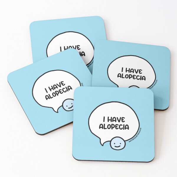 Item preview, I Have Alopecia Speech Bubble designed and sold by WCFreckles.