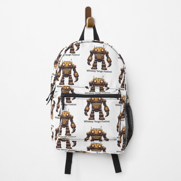 Item preview, Whiskey Tango Foxtrot – Rusty Retro Robot designed and sold by dcohea.
