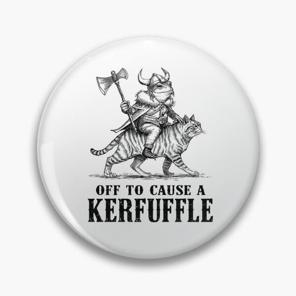 Item preview, OFF TO CAUSE A KERFUFFLE FROG designed and sold by BKDIGITALSHOP.
