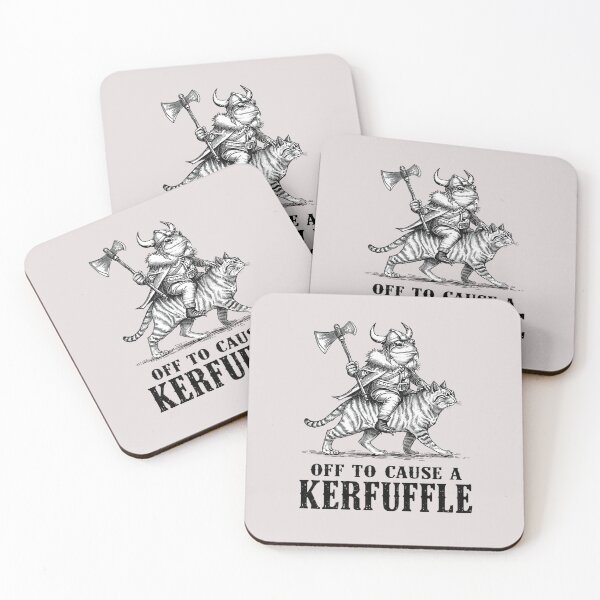 Item preview, OFF TO CAUSE A KERFUFFLE FROG designed and sold by BKDIGITALSHOP.