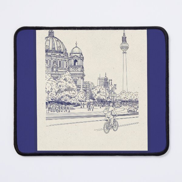 Item preview, Berliner Dom Berlin Germany Vintage Architecture Sketch Poster designed and sold by Sorcend.