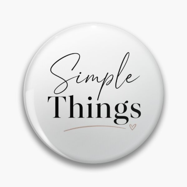 Item preview, Simple Things Minimalist Quote Aesthetic Typography Design | Clean Modern Inspirational Text Art designed and sold by Sanika arts .