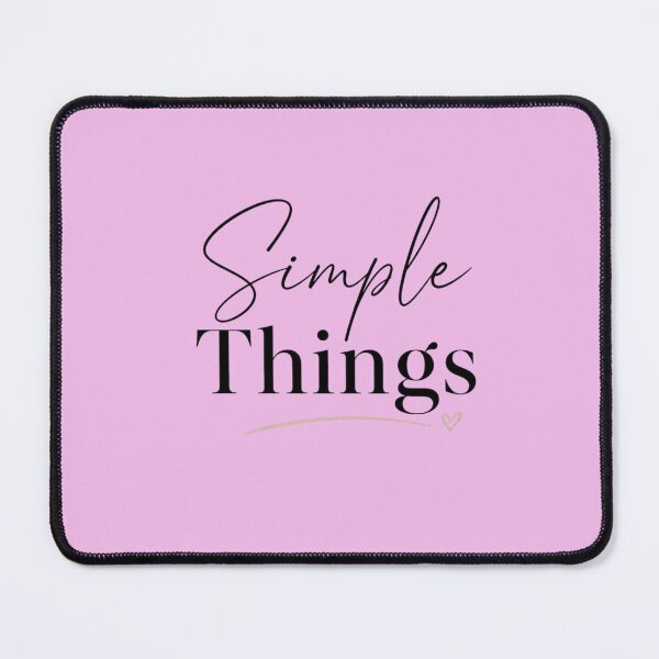 Item preview, Simple Things Minimalist Quote Aesthetic Typography Design | Clean Modern Inspirational Text Art designed and sold by Sanika arts .
