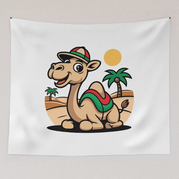 Item preview, Happy Camel – Fun and Cheerful Animal Illustration designed and sold by DoraTora.