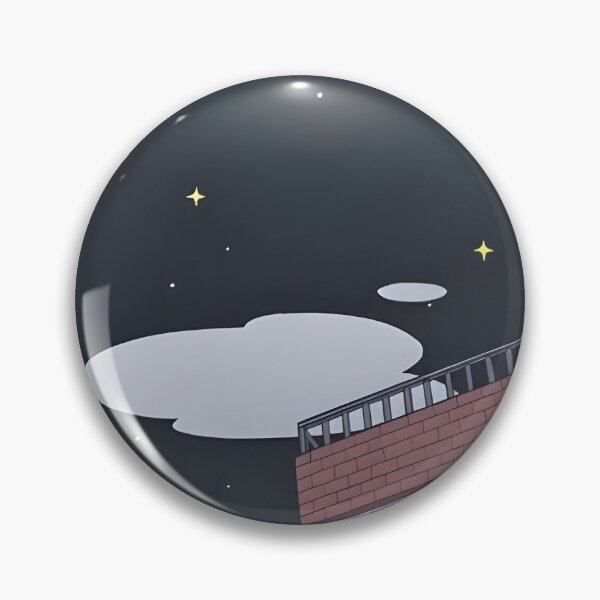 Item preview, Lofi City Night with Large Yellow Moon designed and sold by BigBrothershop89.
