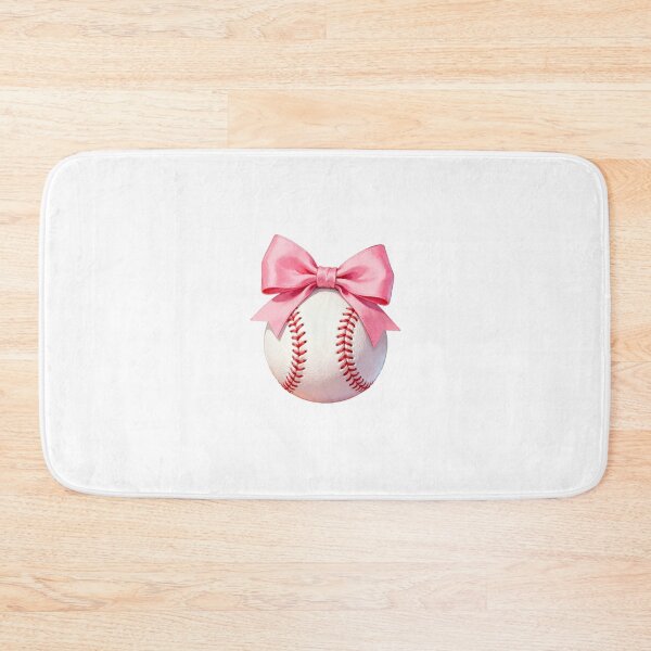 Item preview, Baseball with pink bow designed and sold by Tragedyshop.