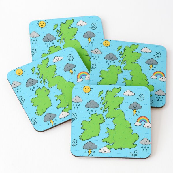 Item preview, British weather – Every season at once Duvet cover weather map designed and sold by Kentala.