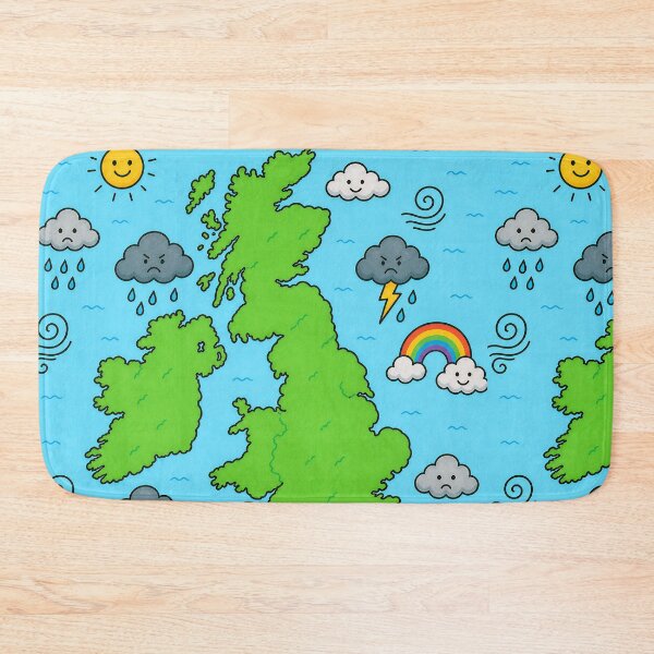 Item preview, British weather – Every season at once Duvet cover weather map designed and sold by Kentala.