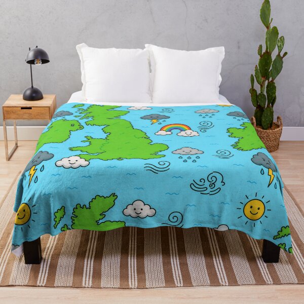 Item preview, British weather – Every season at once Duvet cover weather map designed and sold by Kentala.