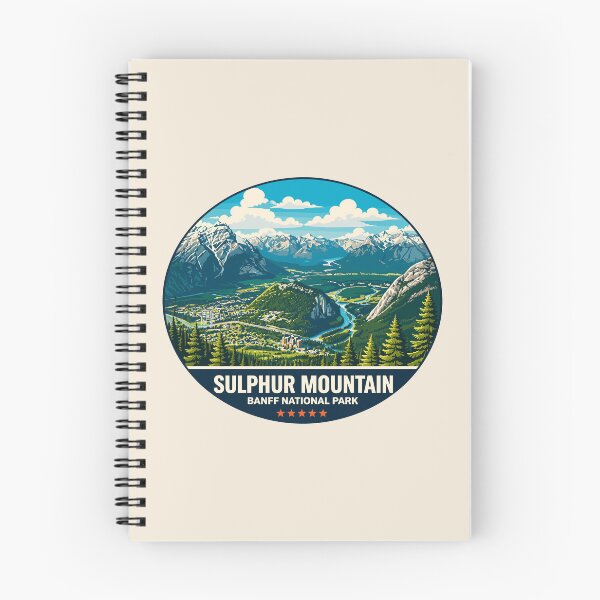 Item preview, Banff National Park Retro Sticker Design designed and sold by Gideon Emmerich.