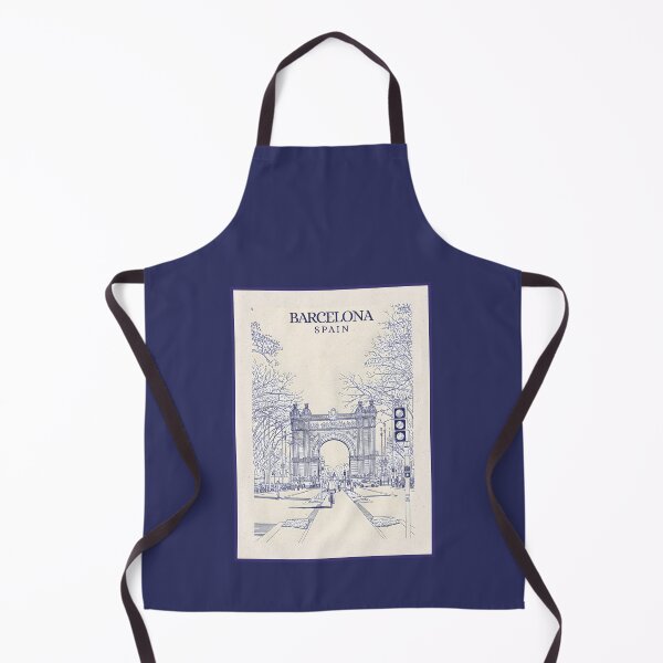 Item preview, Barcelona Spain Arc de Triomf Vintage Line Art Travel Poster designed and sold by Sorcend.