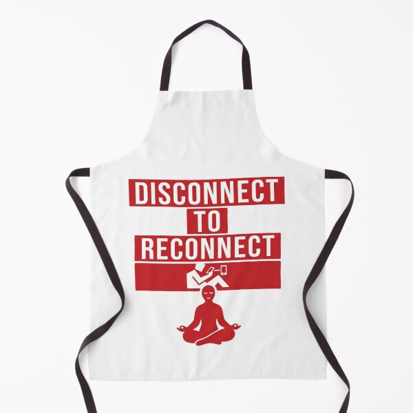 Item preview, Disconnect to Reconnect - Minimalist Digital Detox Red Block Art designed and sold by MiaStyleStudio.