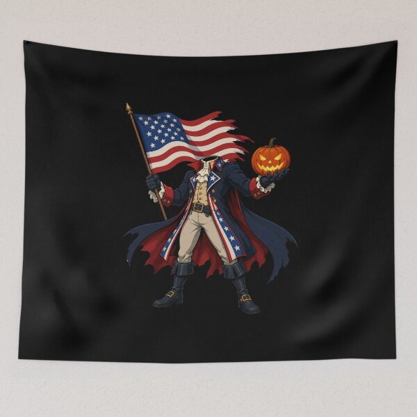 Item preview, Patriotic Headless Horseman designed and sold by Sonic Nova Studios.