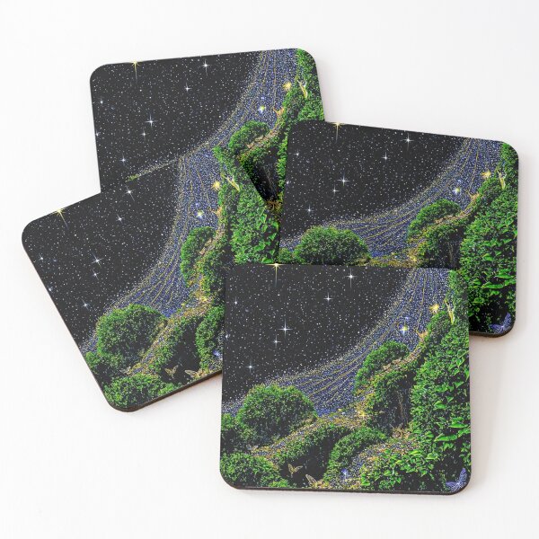 Item preview, Overgrown Ruins in Cosmic Jungle designed and sold by Peac7e.
