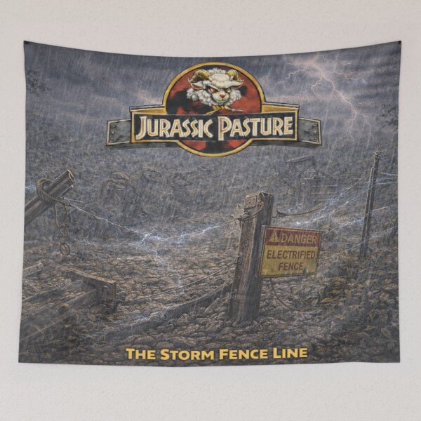 Item preview, The Storm Fence Line - Jurassic Pasture Breakdown Point designed and sold by Thpoar.