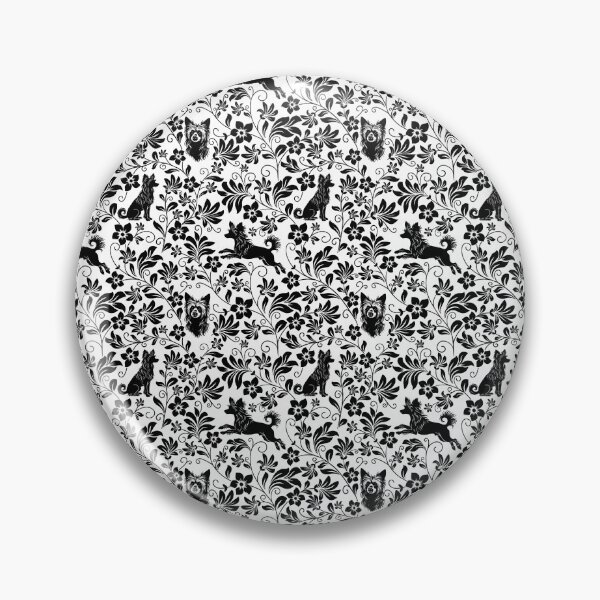 Item preview, Chinese Crested Floral Pattern | Unique Hairless Dog Aesthetic designed and sold by WildLakePatterns.