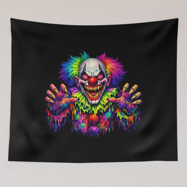 Artikelvorschau, Psychedelischer Horror-Clown-Albtraum entworfen und verkauft von Sonic Nova Studios.