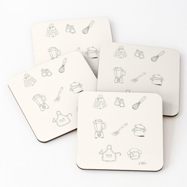 Item preview, Minimalist Kitchen Utensils Line Art  designed and sold by HBBS DESIGNS.