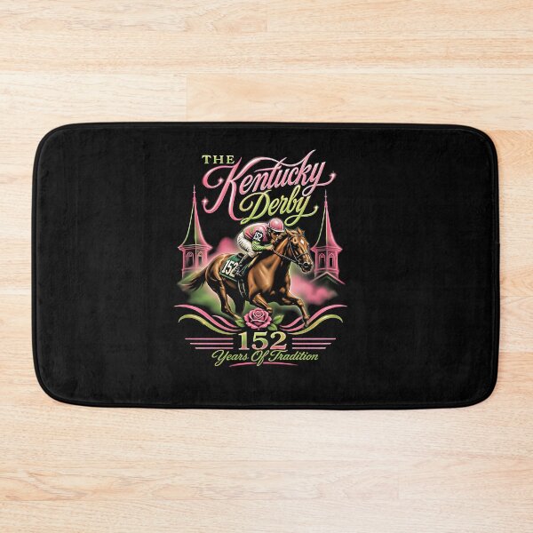 Item preview, Kentucky Derby Horse Racing 152 Years Tradition Pink Rose Vintage  designed and sold by graphixpolash.