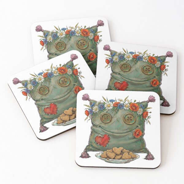 Item preview, Blooming Heart Pillow – Healing Love Valentine Illustration designed and sold by Quiet Joy Studio.
