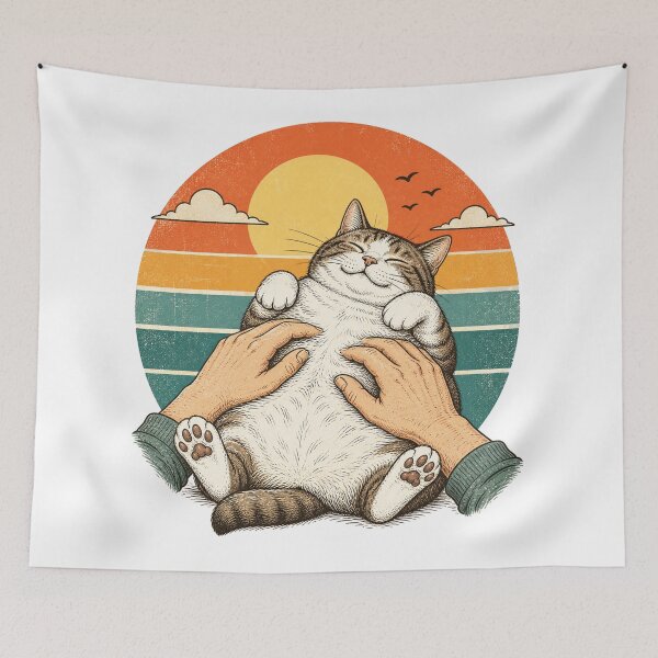 Item preview, Cat Rolling Fatties Funny Chonky designed and sold by will freed18.