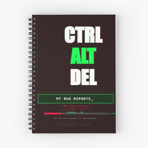 Artikelvorschau, STRG ALT ENTF Meine Fehlerberichte – Lustiges Programmierer-Glitch-T-Shirt entworfen und verkauft von Mega-Shopping.