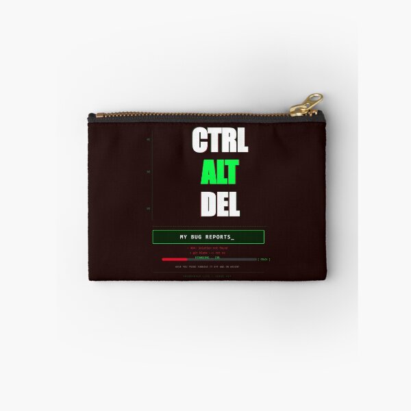 Item preview, CTRL ALT DEL My Bug Reports – Funny Programmer Glitch T-Shirt designed and sold by Mega-Shopping.