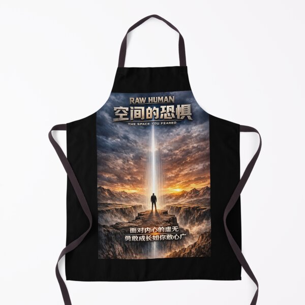 Item preview, Raw Human - The Space You Feared | Chinese Calligraphy Philosophy Art designed and sold by MarioZ137.
