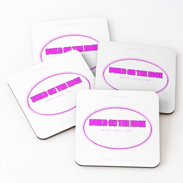 Item preview, Build On The Edge - 3D Cybernetic Logic Neon Emblem designed and sold by Mega-Shopping.