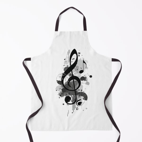 Item preview, Abstract Musical Treble Clef Artistic Music Notes Design designed and sold by ZadTicaret.