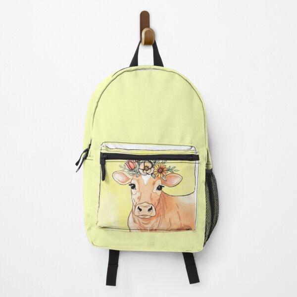 Item preview, Copy of Cow Jersey dairy Watercolor Yellow designed and sold by Kyra Hillier Art.