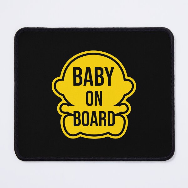 Item preview, Baby on Board(yellow) designed and sold by sptsang.