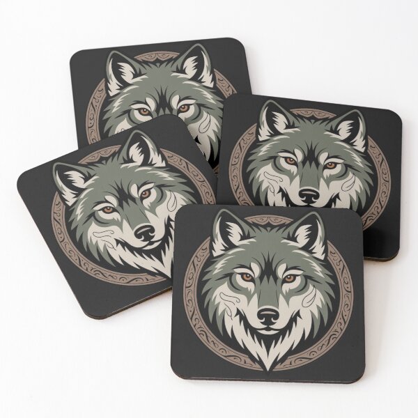 Item preview, Majestic wolf head designed and sold by 123ks.